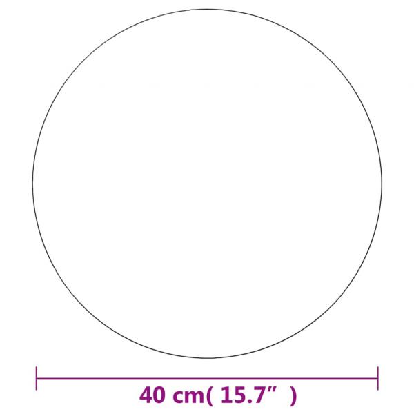 Wandspiegel 40 cm Rund Glas 