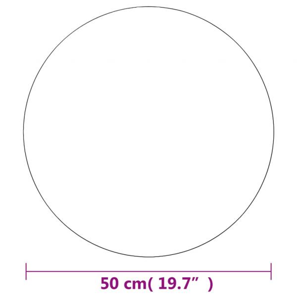 Wandspiegel 50 cm Rund Glas 