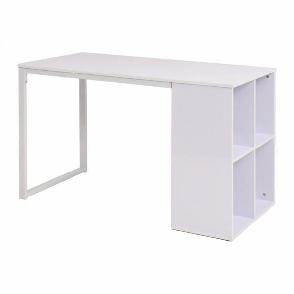 ARDEBO.de - Schreibtisch 120×60×75 cm Weiß