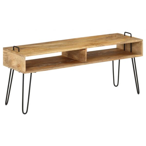 ARDEBO.de - TV-Tisch Massivholz Mango 110x35x45 cm