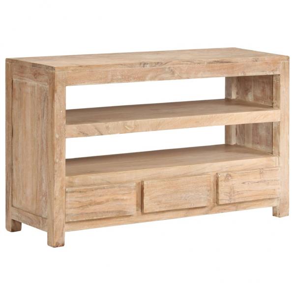 ARDEBO.de - TV-Schrank Massivholz Akazie 90x30x55 cm Hellbraun