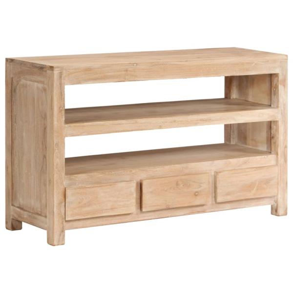 TV-Schrank Massivholz Akazie 90x30x55 cm Hellbraun