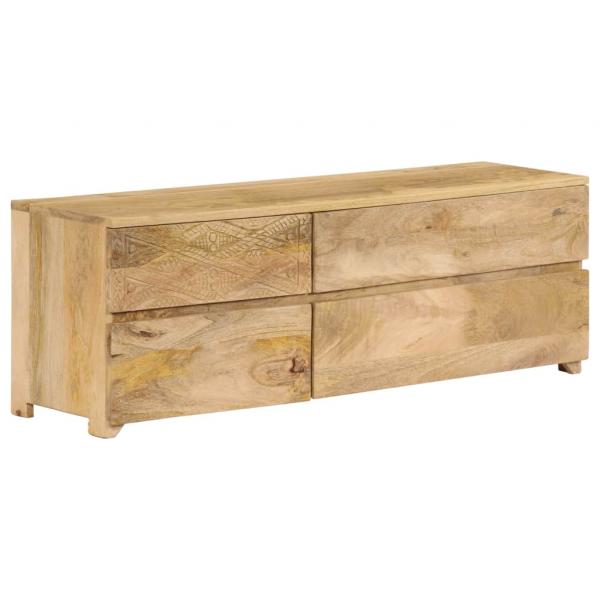 TV-Schrank Massivholz Mango 110x30x40 cm