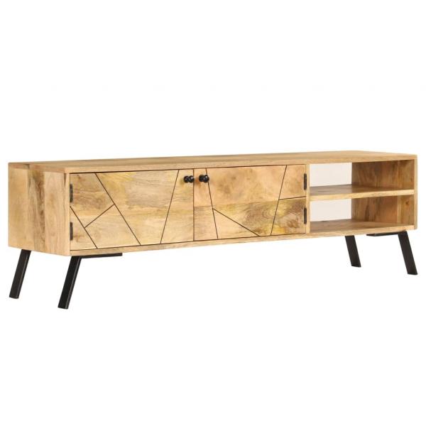 ARDEBO.de - TV-Schrank Massivholz Mango 140x30x40 cm