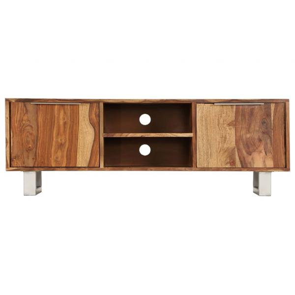 TV-Schrank Massivholz Palisander Honigbraun 118x30x40 cm