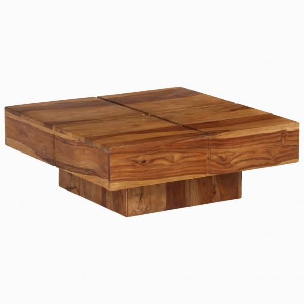 ARDEBO.de - Couchtisch 80x80x30 cm Massivholz Akazie