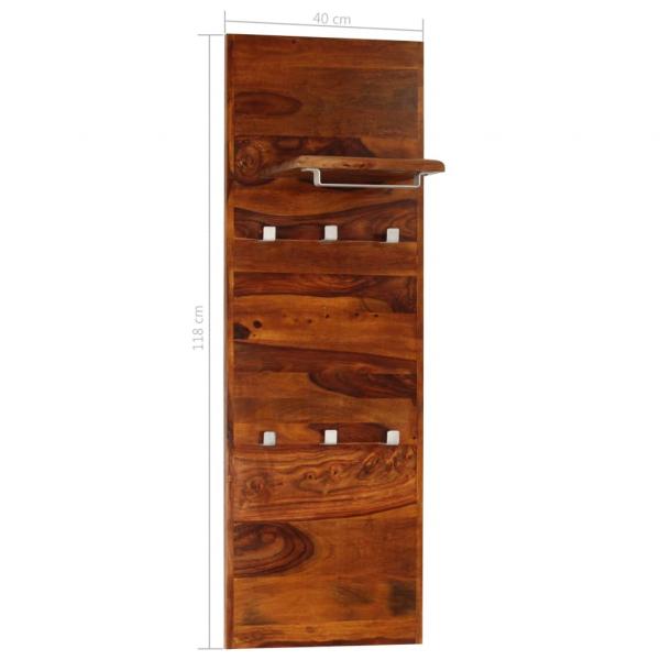 Wandgarderobe Massivholz 118×40 cm