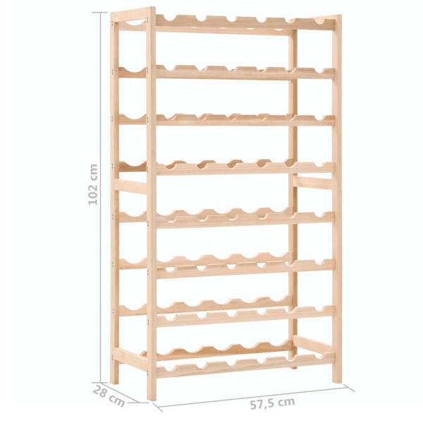 Weinregal Zedernholz 57,5 x 28 x 102 cm