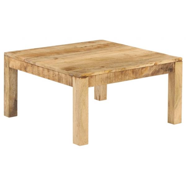 Couchtisch Mango-Massivholz 80×80×40 cm