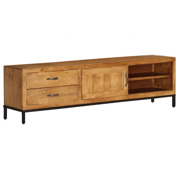  TV-Schrank Mangoholz Massiv 140 x 30 x 40 cm 