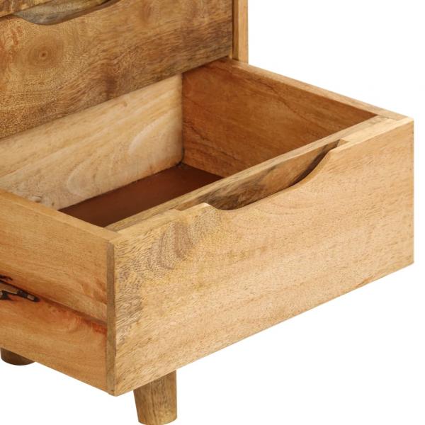 Nachttisch Mangoholz Massiv 40 x 30 x 59,5 cm 