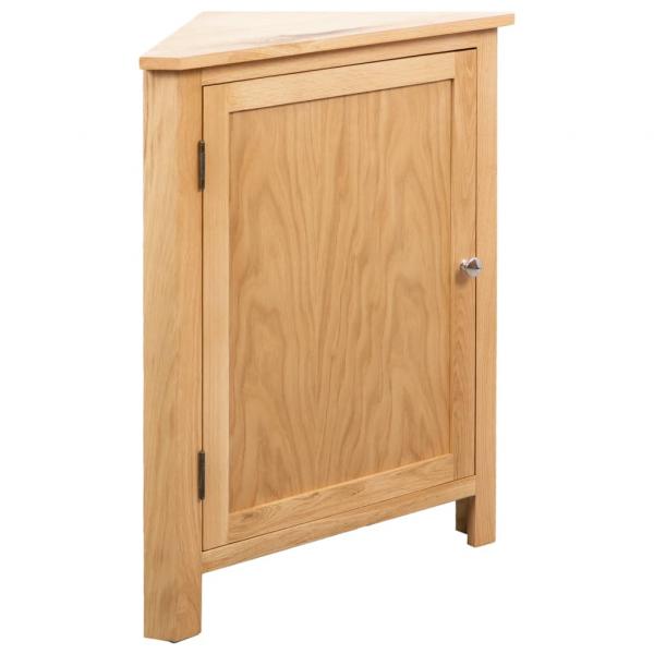 ARDEBO.de - Eckschrank 59x45x80 cm Massivholz Eiche