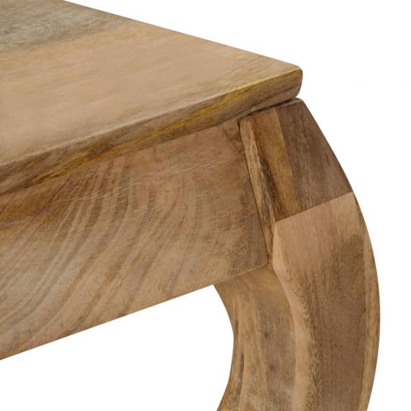 Couchtisch 80 x 80 x 40 cm Mangoholz Massiv