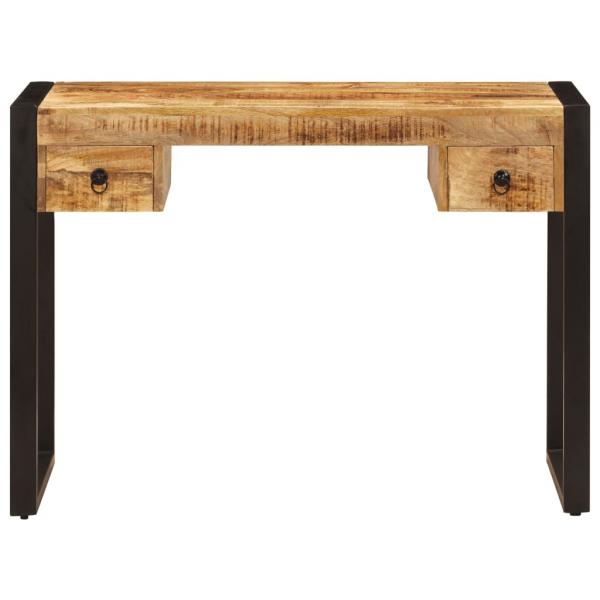 Schreibtisch mit 2 Schubladen 110 x 50 x 77 cm Mangoholz Massiv