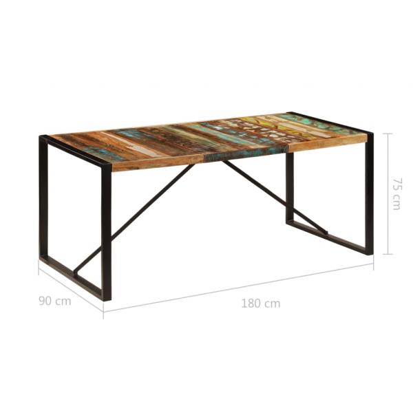 Esstisch 180x90x75 cm Altholz Massiv