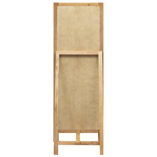 Standspiegel 48 x 46,5 x 150 cm Massivholz Eiche