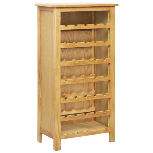 ARDEBO.de - Weinschrank 56 x 32 x 110 cm Massivholz Eiche