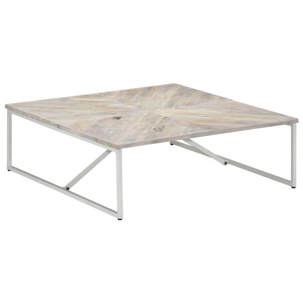 ARDEBO.de - Couchtisch 110 x 110 x 36 cm Massivholz Mango