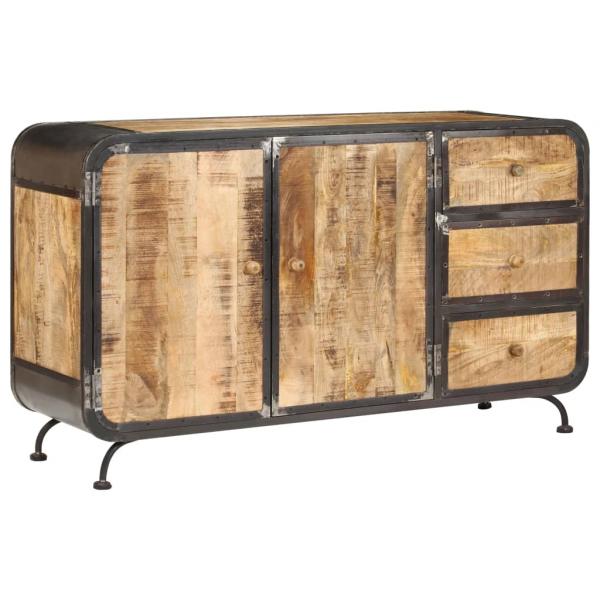 ARDEBO.de - Sideboard 140 x 40 x 80 cm Mango-Massivholz