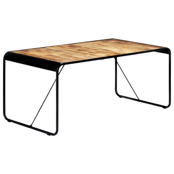 ARDEBO.de - Esstisch 180 x 90 x 76 cm Raues Mango-Massivholz