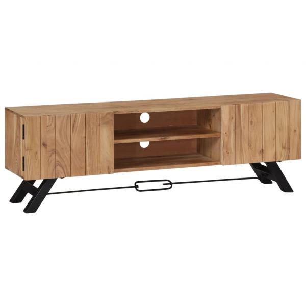 ARDEBO.de - TV-Schrank 140 x 30 x 45 cm Massivholz Akazie