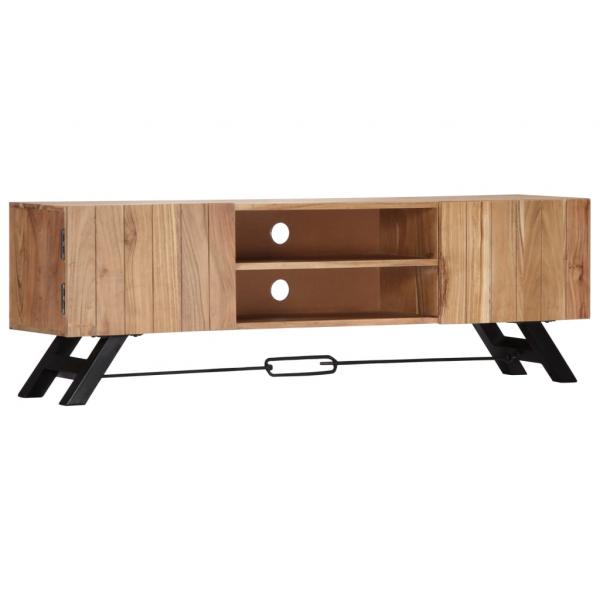 TV-Schrank 140 x 30 x 45 cm Massivholz Akazie