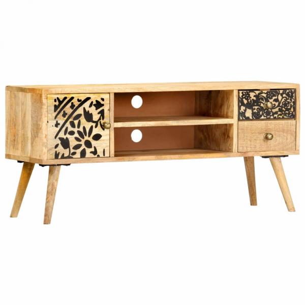 TV-Schrank 100 x 30 x 45 cm Massivholz Mango