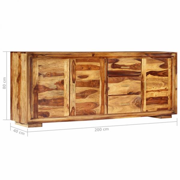 Sideboard 200 x 40 x 80 cm Massivholz