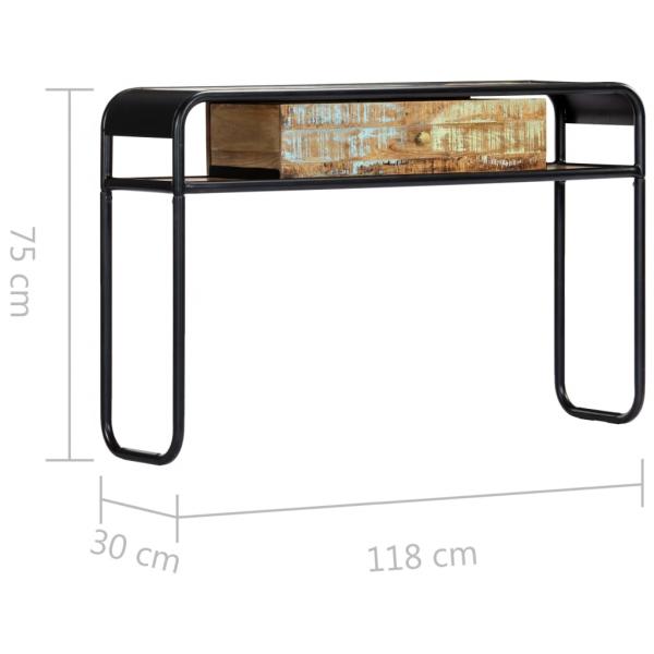 Konsolentisch 118x30x75 cm Altholz Massiv