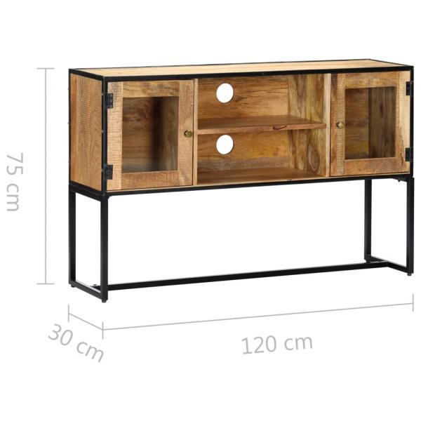 TV-Schrank 120x30x75 cm Altholz Massiv