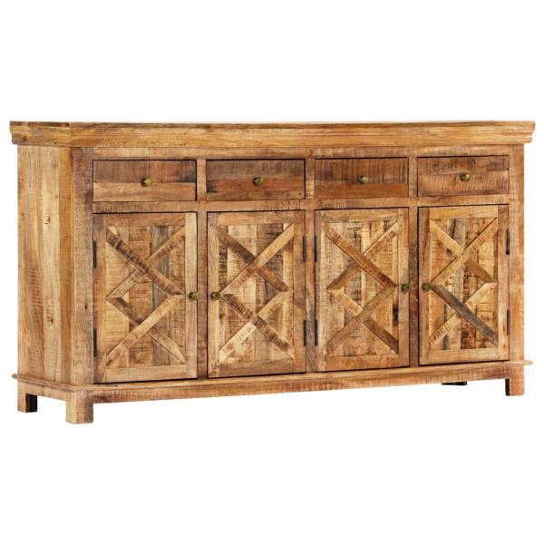 ARDEBO.de - Sideboard mit 4 Schubladen 160 x 40 x 85 cm Massivholz Mango