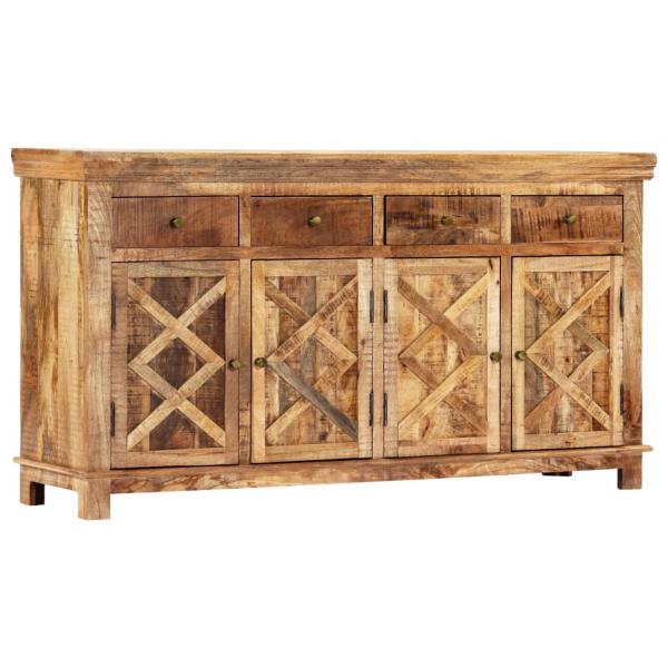 Sideboard mit 4 Schubladen 160 x 40 x 85 cm Massivholz Mango