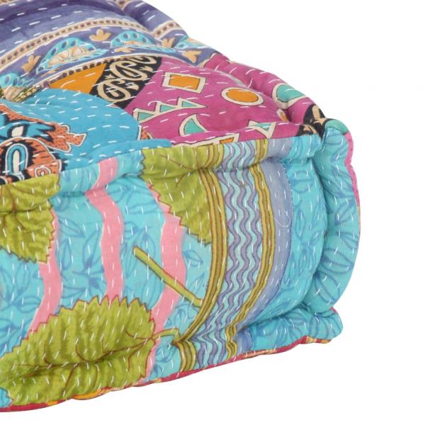 Pouf Patchwork Stoff