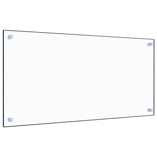 ARDEBO.de - Küchenrückwand Transparent 80×40 cm Hartglas