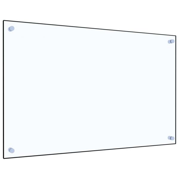 ARDEBO.de - Küchenrückwand Transparent 80×50 cm Hartglas