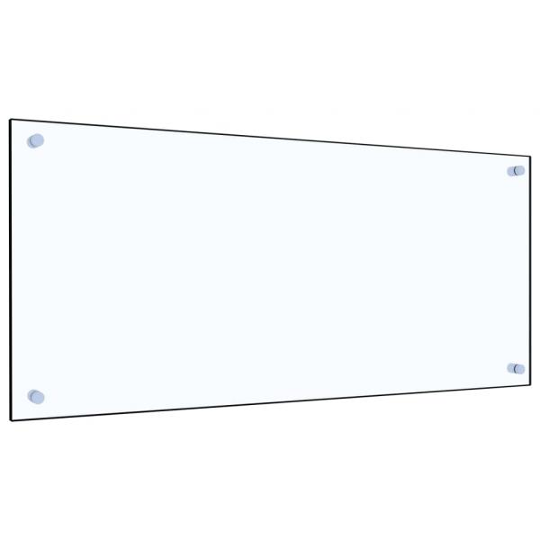 ARDEBO.de - Küchenrückwand Transparent 90×40 cm Hartglas