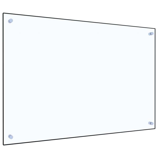 ARDEBO.de - Küchenrückwand Transparent 90×60 cm Hartglas