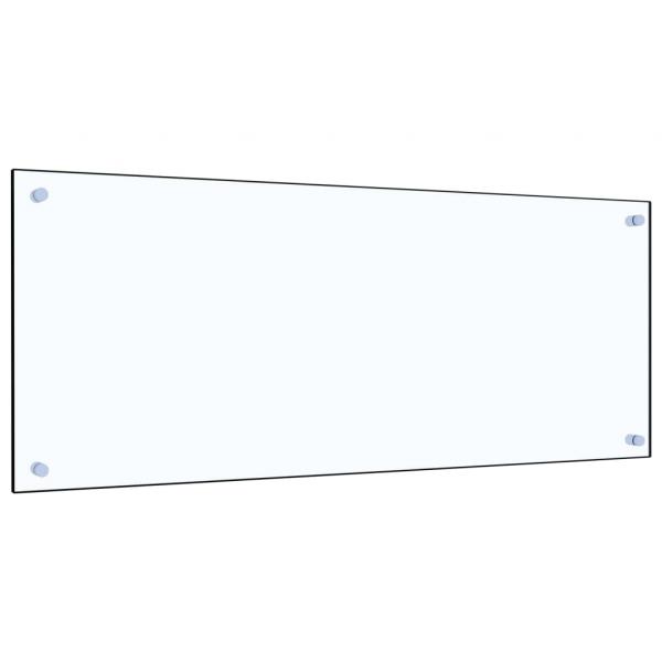 ARDEBO.de - Küchenrückwand Transparent 100×40 cm Hartglas