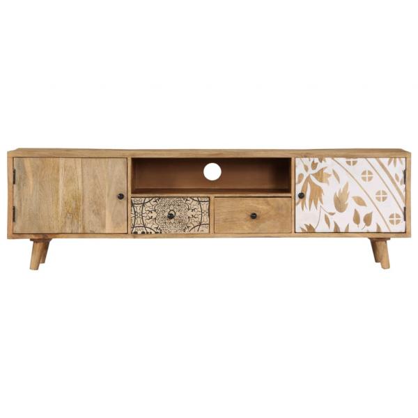 TV-Schrank 140x30x40 cm Massivholz Mango