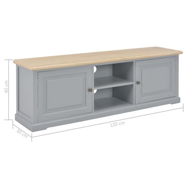 TV-Schrank Grau 120×30×40 cm Holz