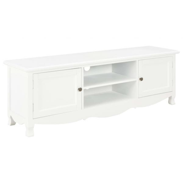 ARDEBO.de - TV-Schrank Weiß 120x30x40 cm Holz