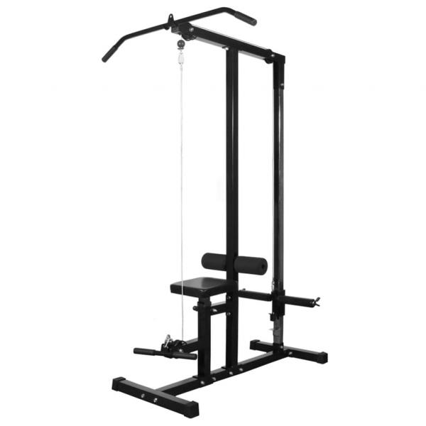 Fitnessstation mit Langhantel und Kurzhantel Set 30,5 kg