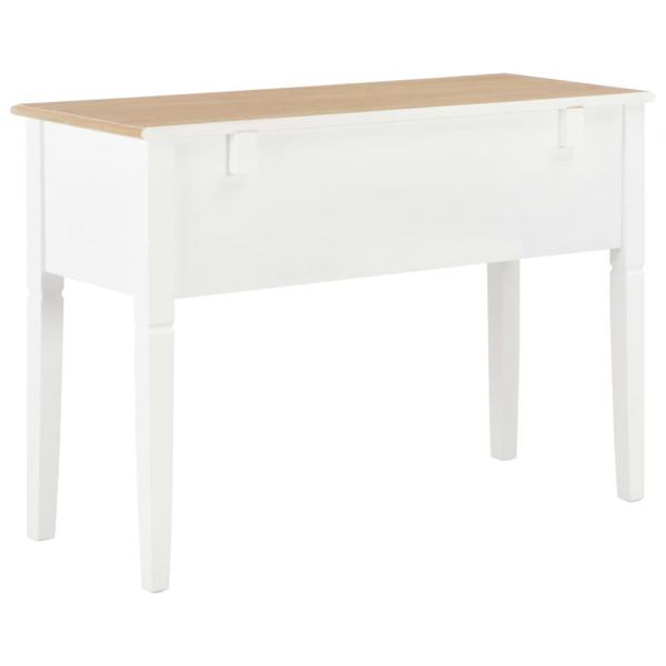 Schreibtisch Weiß 109,5 x 45 x 77,5 cm Holz
