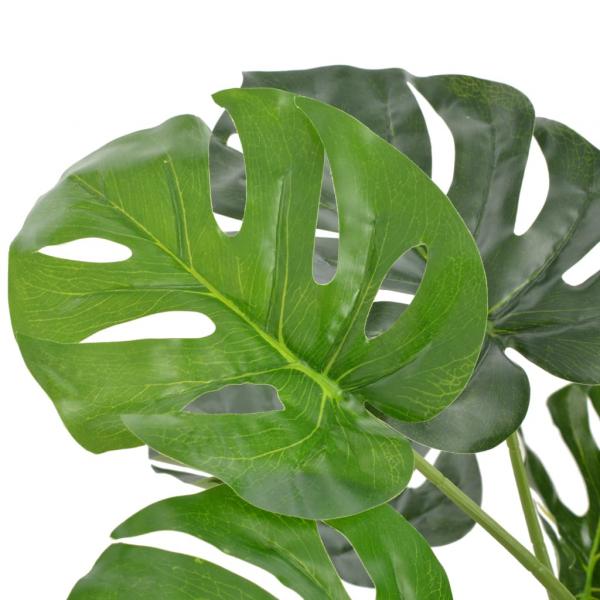 Künstliche Pflanze Monstera mit Topf Grün 100 cm