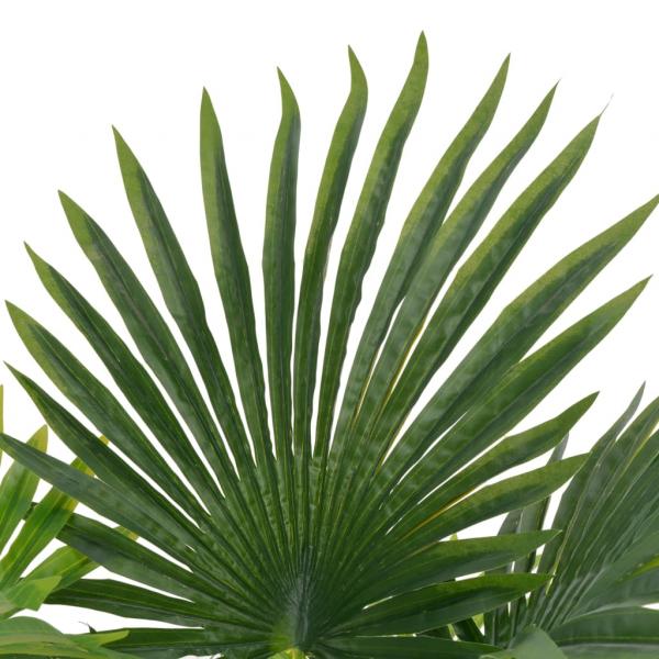 Künstliche Pflanze Palme mit Topf Grün 70 cm