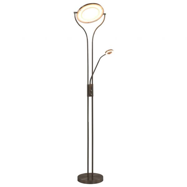 ARDEBO.de - Stehlampe 18 W Silbern 180 cm Dimmbar