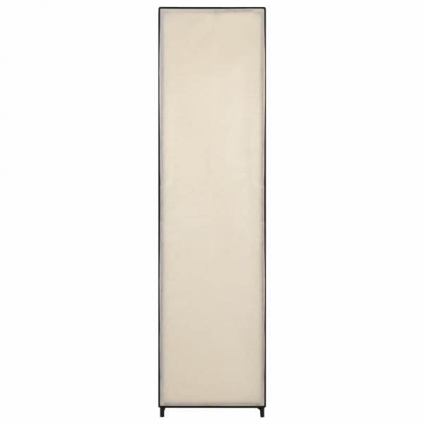 Kleiderschrank mit 4 Fächern Creme 175 x 45 x 170 cm