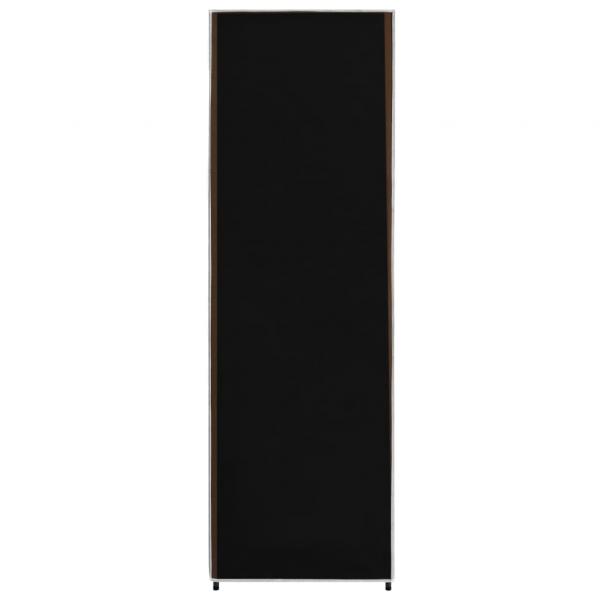 Kleiderschrank Schwarz 87 x 49 x 159 cm Stoff