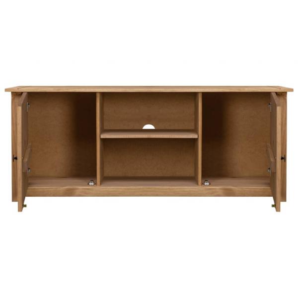 TV-Schrank 120 x 40 x 50 cm Massivholz Panama-Kiefer