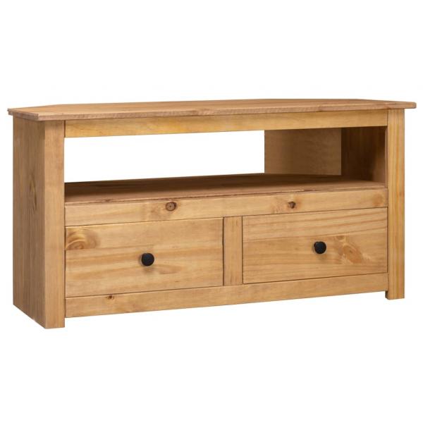 ARDEBO.de - TV-Eckschrank 93 x 49 x 49 cm Massivholz Panama-Kiefer 